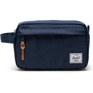 Black travel toiletry bag eco friendly wash pouch dopp kit with handle waterproo